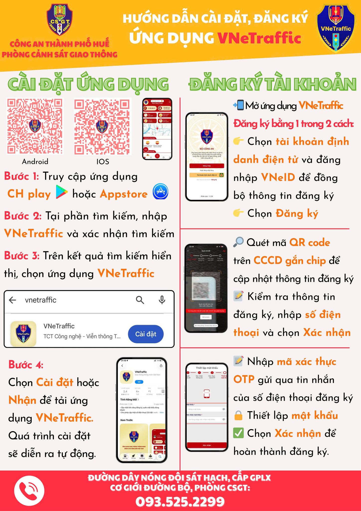 Hướng dẫn cài đặt và đăng ký ứng dụng VNeTraffic 1 HƯỚNG DẪN CÀI ĐẶT VÀ ĐĂNG KÝ ỨNG DỤNG VNeTraffic