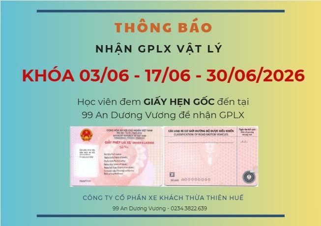 GPLX Huế