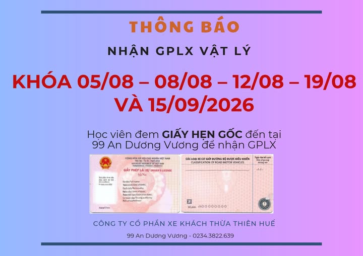 GPLX Huế